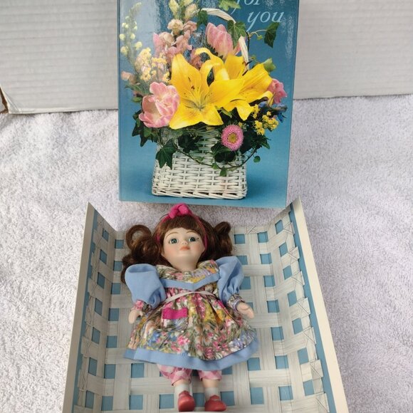 Marie Osmond Greeting Card Doll Just For You Marie Osmond Porcelain Doll - Picture 5 of 5